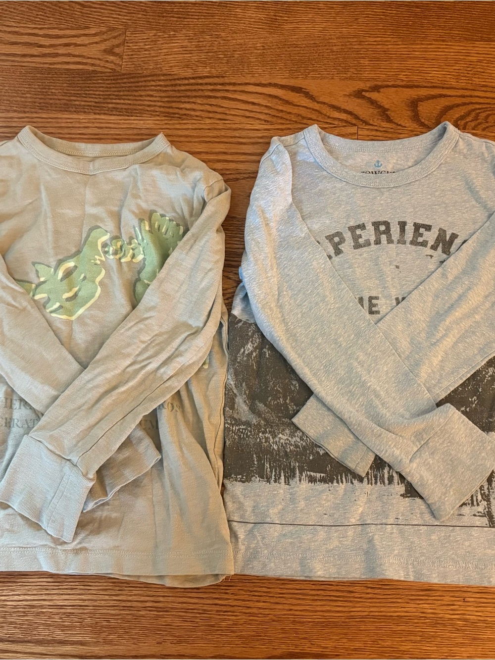 TWO Crewcuts Long-Sleeve Graphic Tees